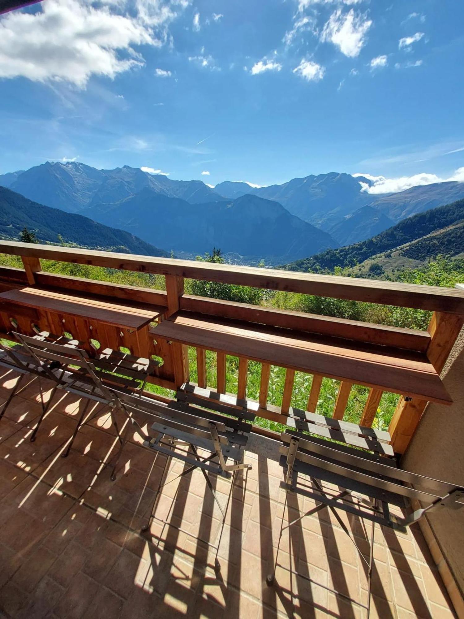Appartement Confortable A L'Alpe D'Huez De 27 M² Avec Vue Montagne Kültér fotó