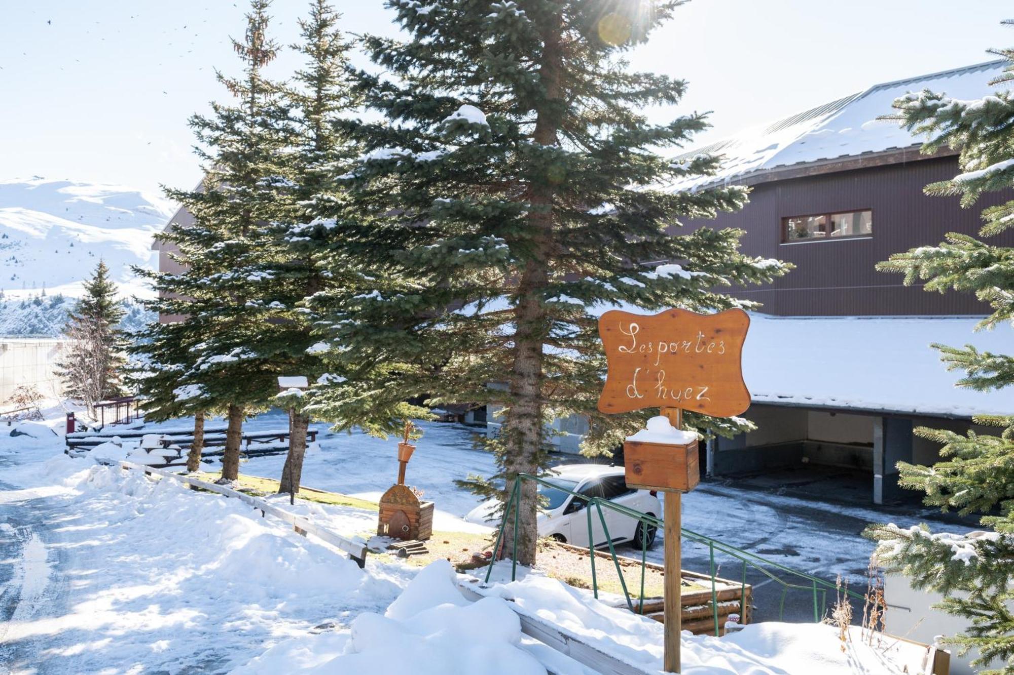 Appartement Confortable A L'Alpe D'Huez De 27 M² Avec Vue Montagne Kültér fotó