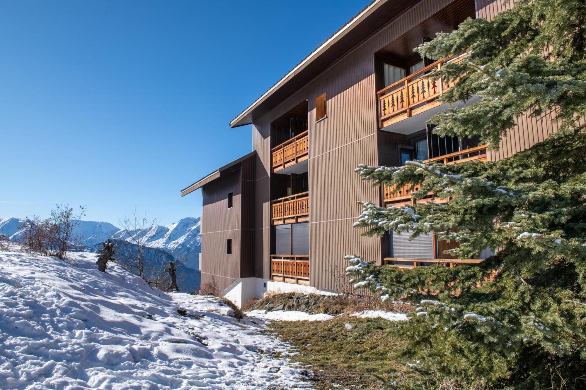 Appartement Confortable A L'Alpe D'Huez De 27 M² Avec Vue Montagne Kültér fotó
