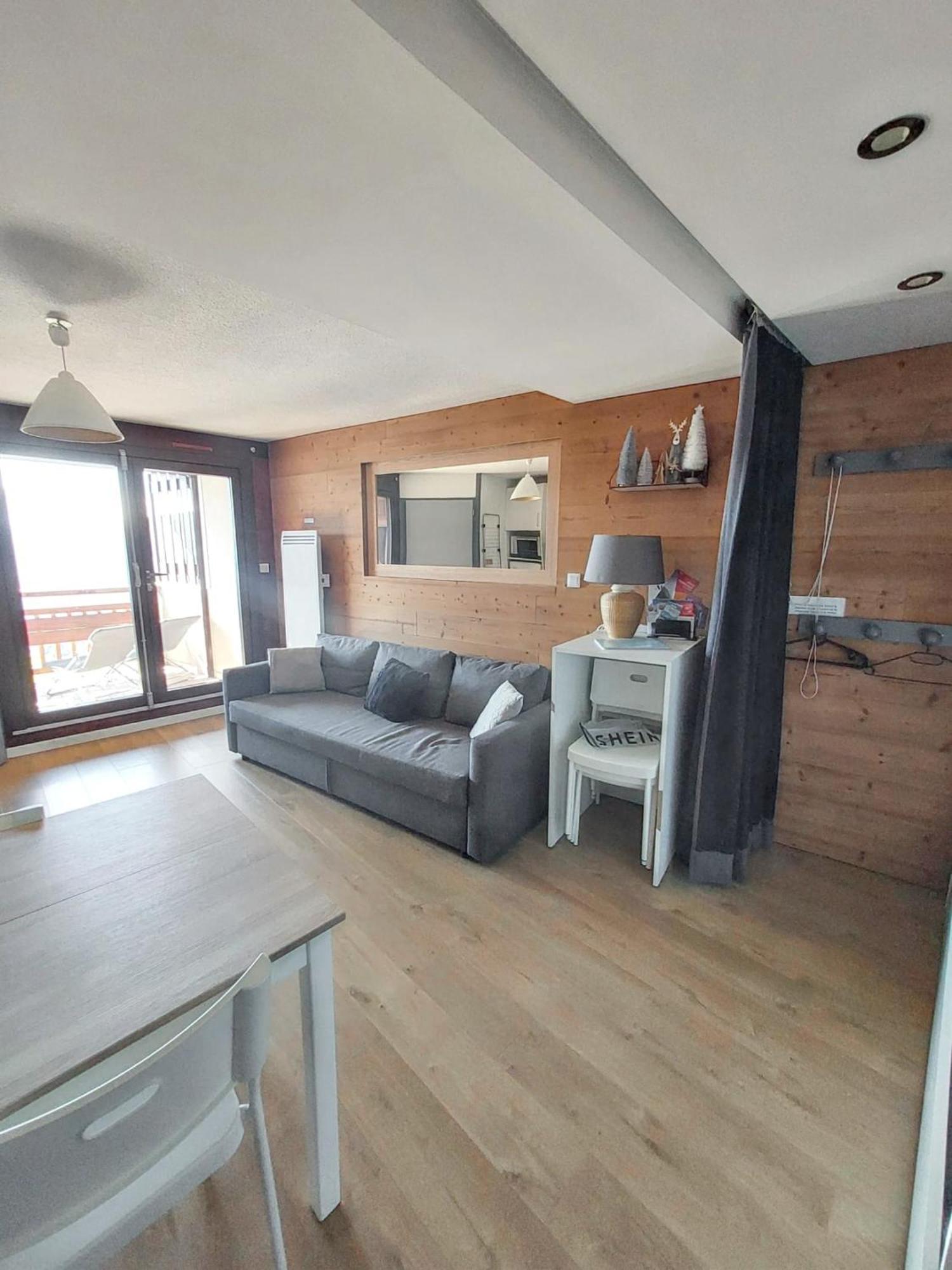 Appartement Confortable A L'Alpe D'Huez De 27 M² Avec Vue Montagne Kültér fotó