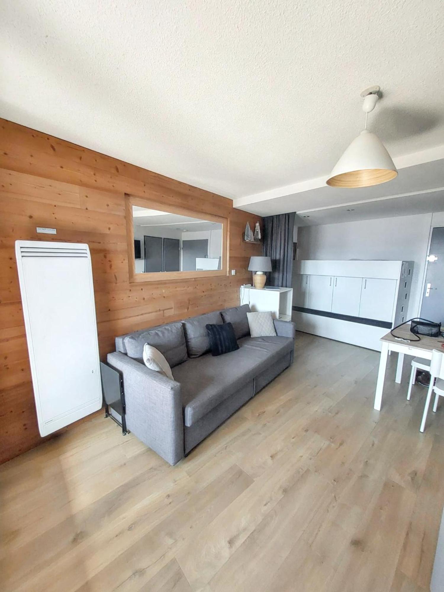 Appartement Confortable A L'Alpe D'Huez De 27 M² Avec Vue Montagne Kültér fotó